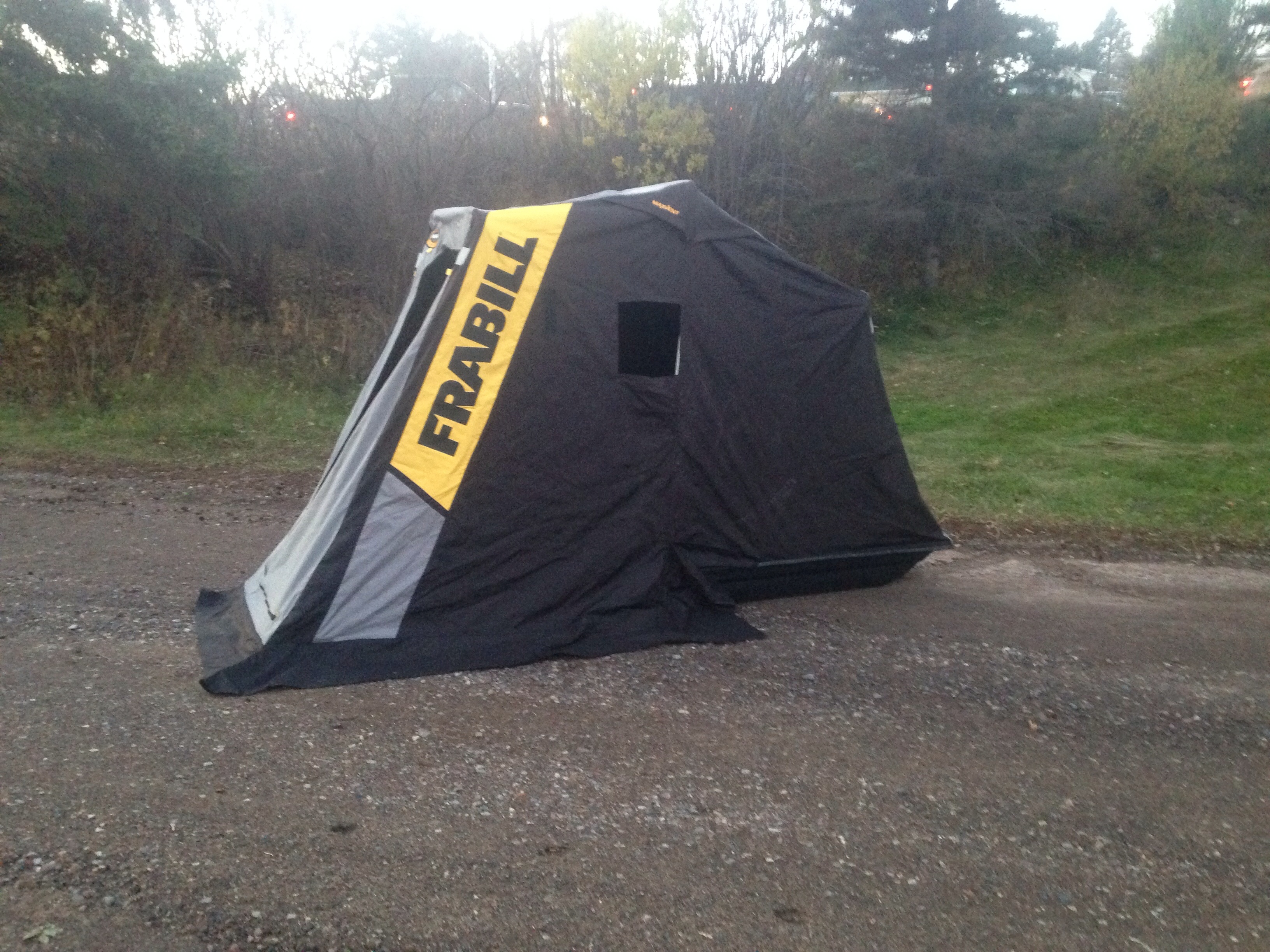 Frabill Commando one man flip shelter. - Classified Ads