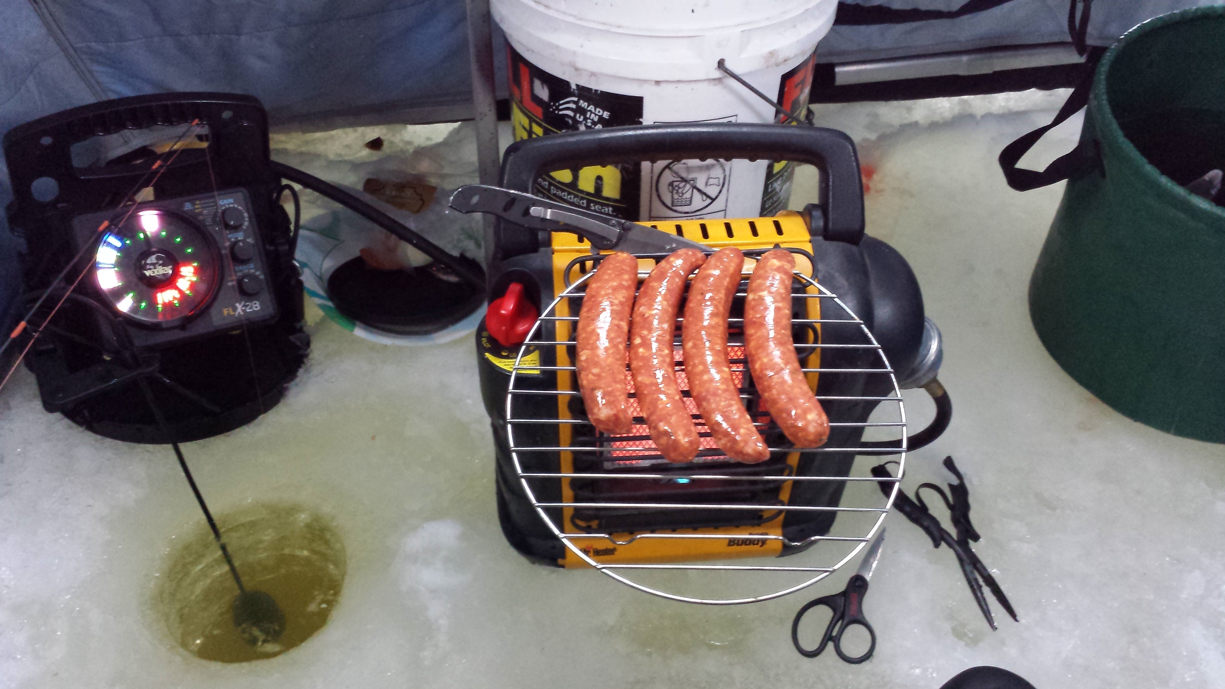Buddy Heater Cooking Ice Fishing Forum InDepth Outdoors