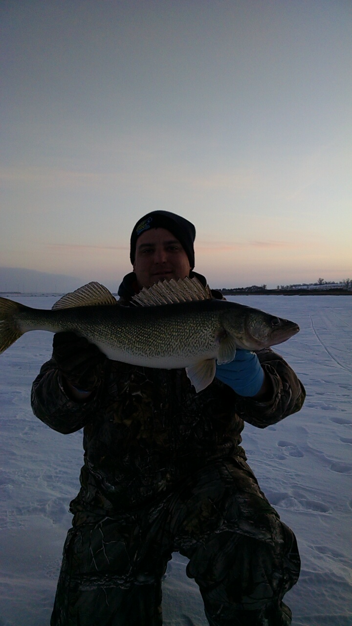 Ice Report around Jamestown Valley City area - Ice Fishing