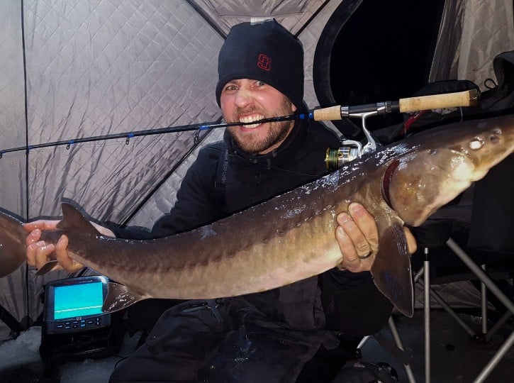 How to catch lake sturgeon through the ice – St. Croix 360