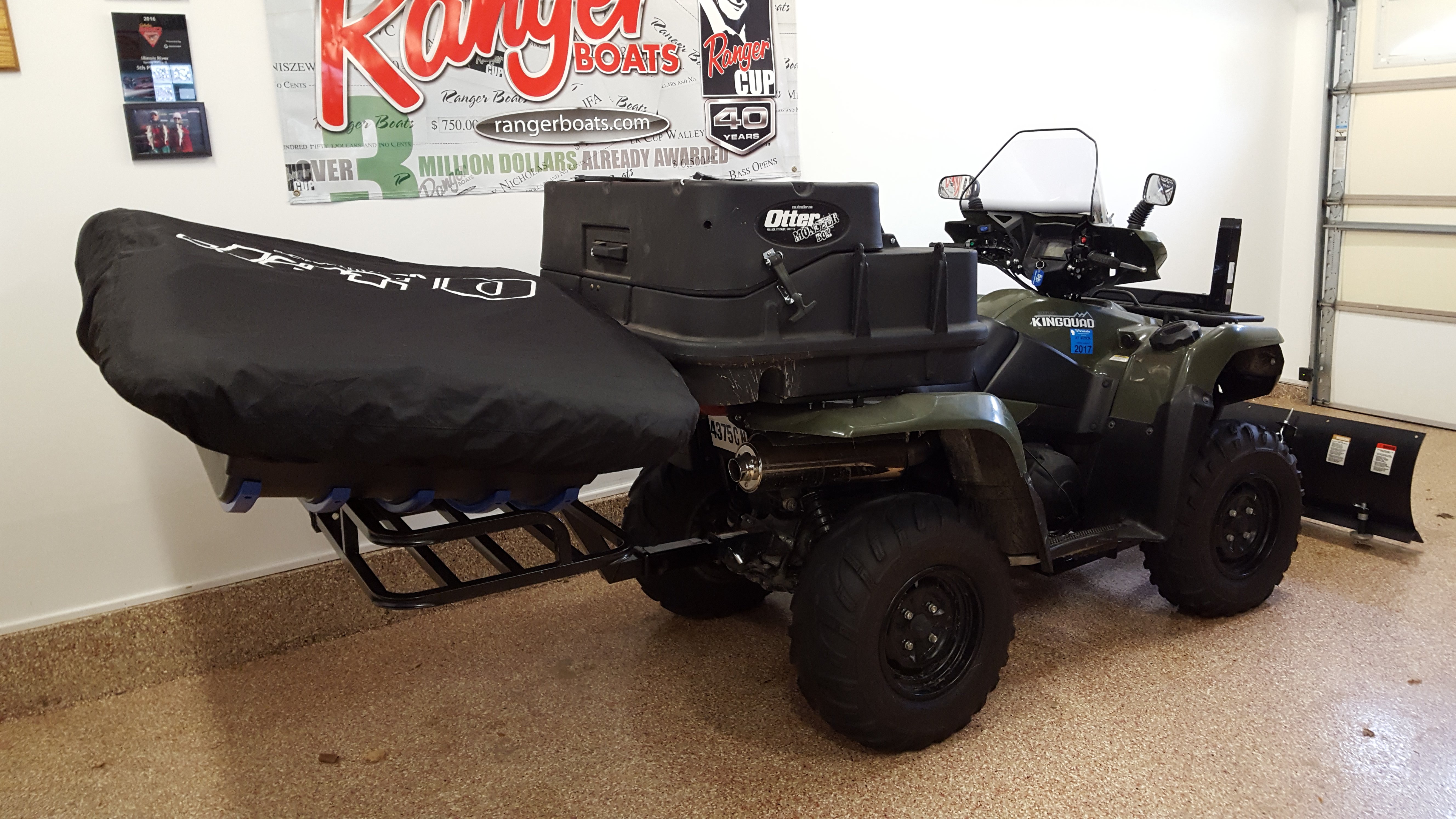 How to transport ATV and portable in bed? - Ice Fishing Forum