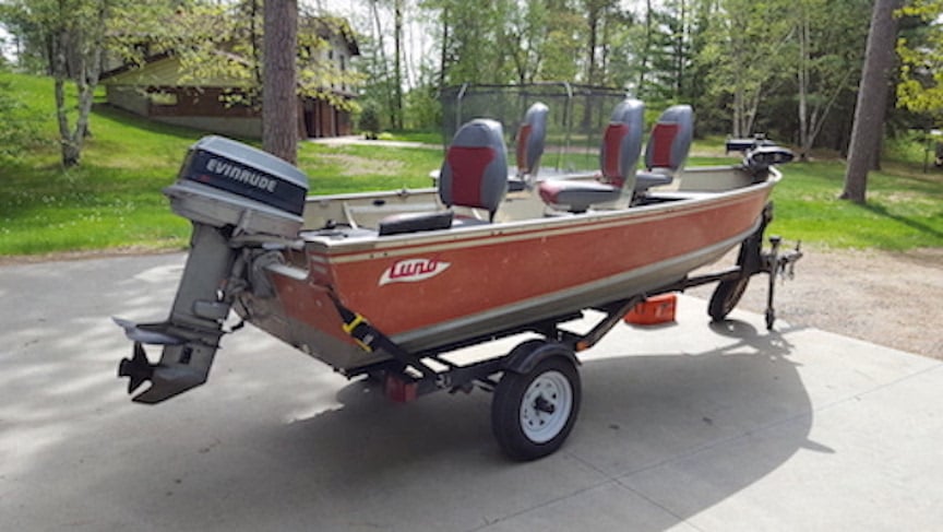 1983 Remodeled 14ft Lund Fishing Boat For Sale 