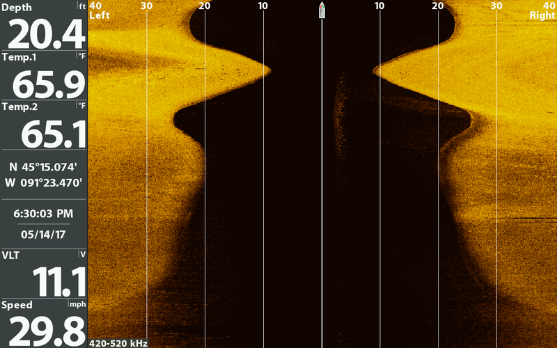 Transducer at high speed Humminbird Electronics Humminbird