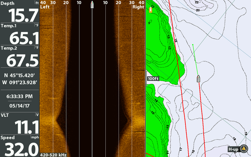 Transducer at high speed Humminbird Electronics Humminbird