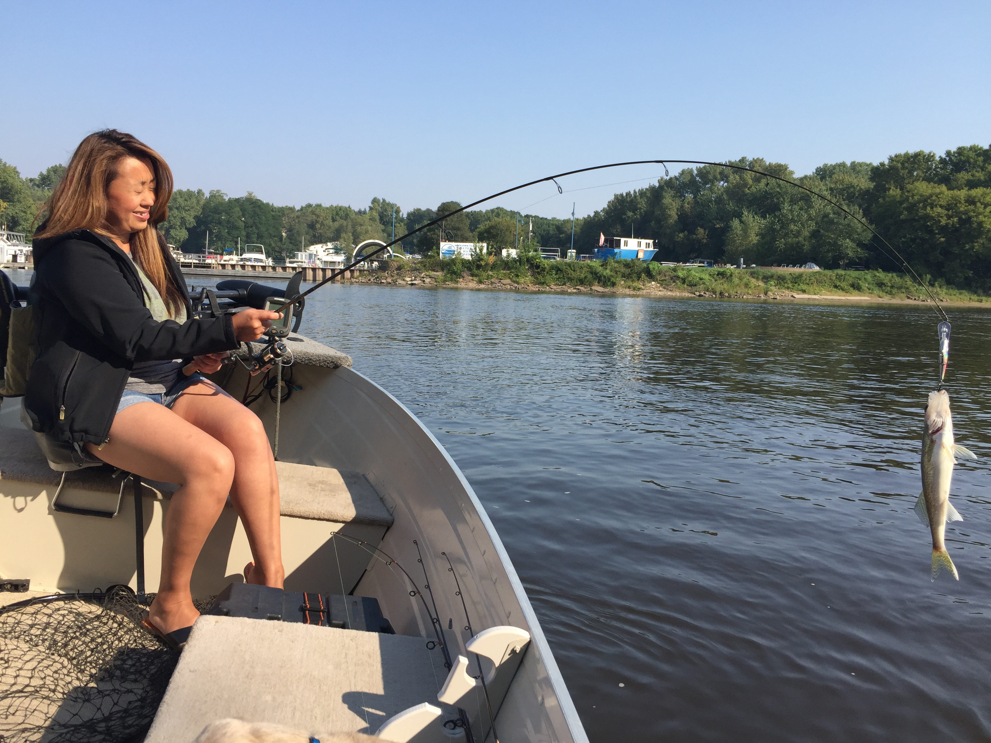 Pool 2 with a rookie Mississippi River Walleye Mississippi River Walleye InDepth Outdoors