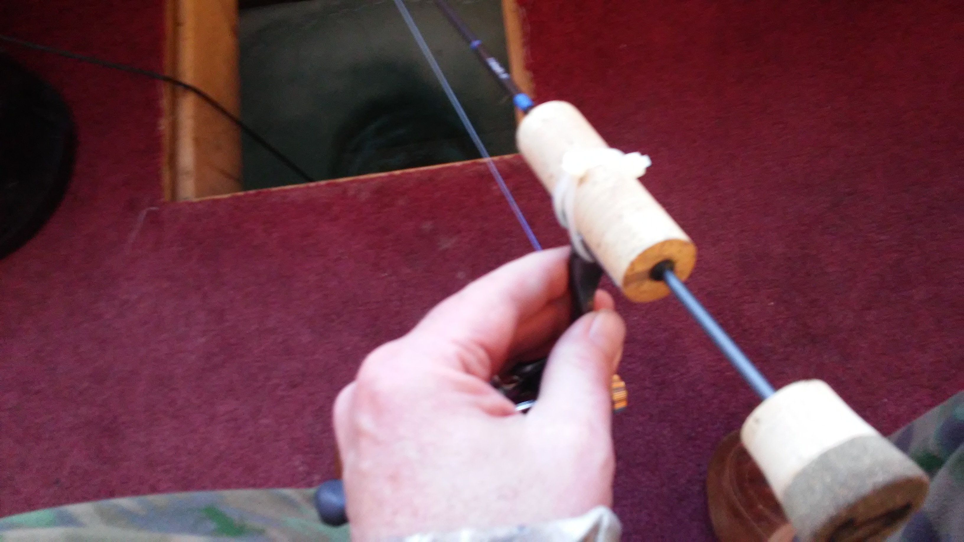 Best way to attach reel to split grip custom rod? - Ice Fishing Forum - Ice  Fishing Forum