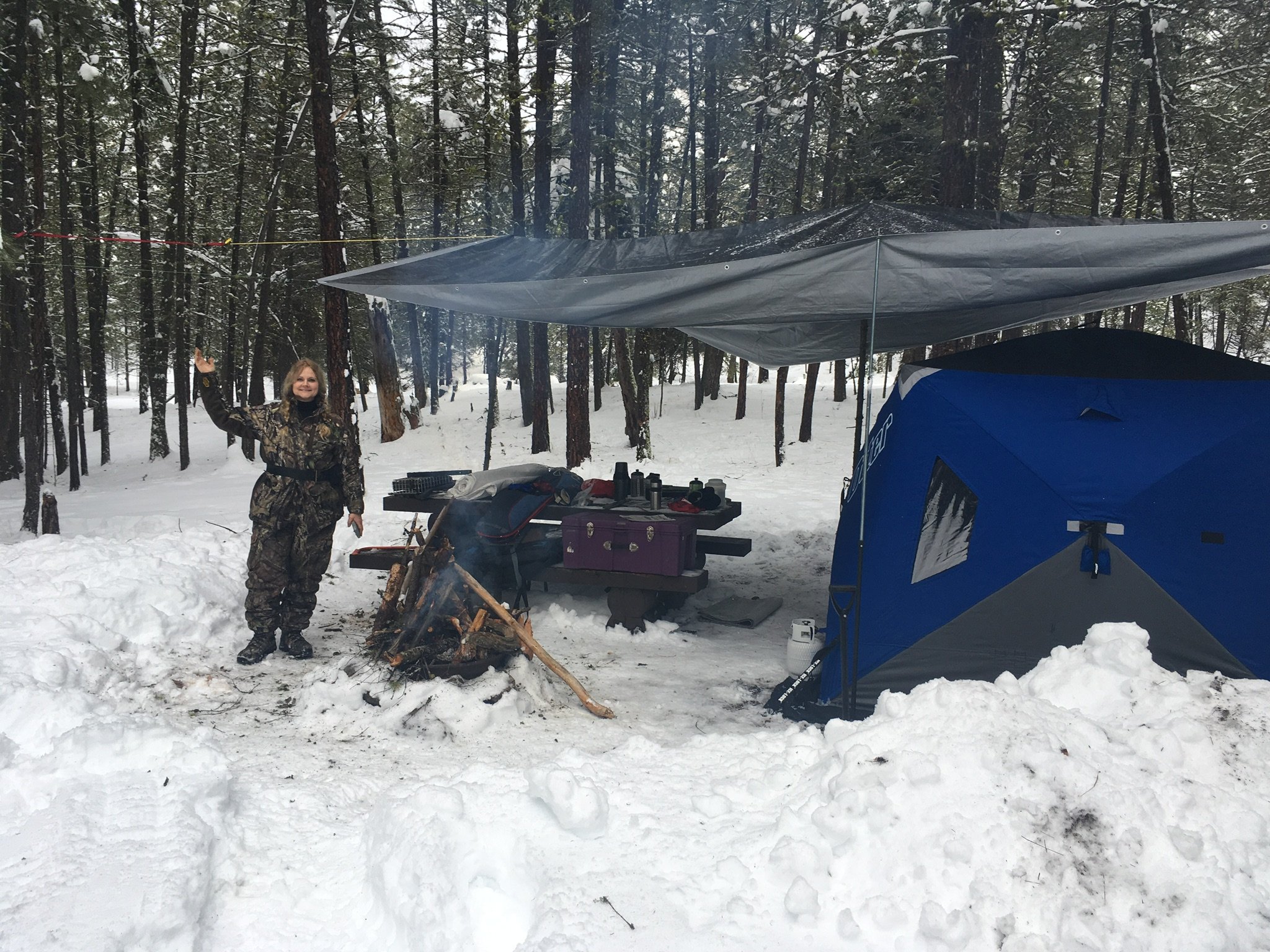 EVER SLEEP IN A POP UP SHELTER? - Ice Fishing Forum - Ice Fishing