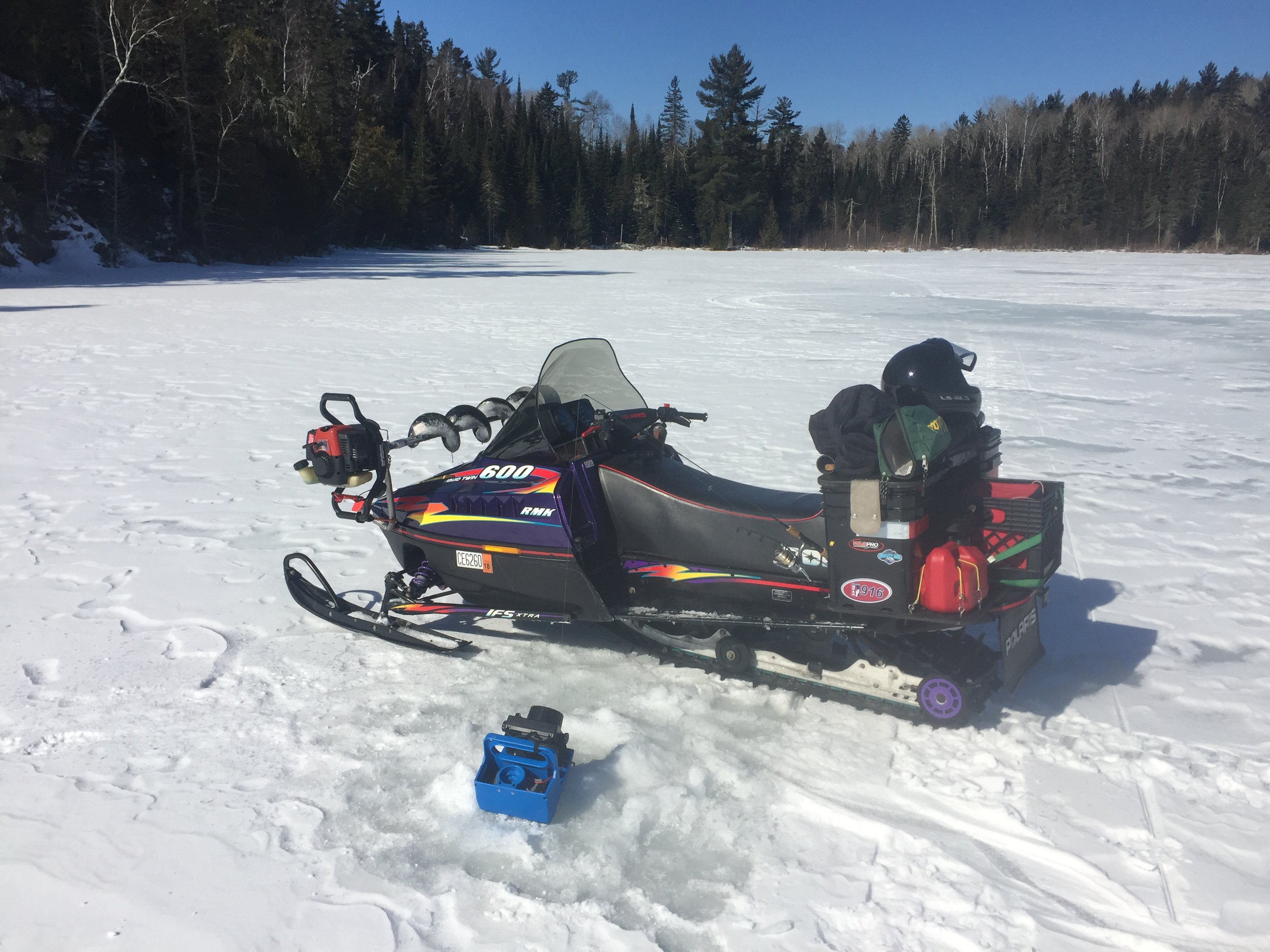 Snowmobile Ice Fishing Modification - Ice Fishing Forum - Ice Fishing Forum