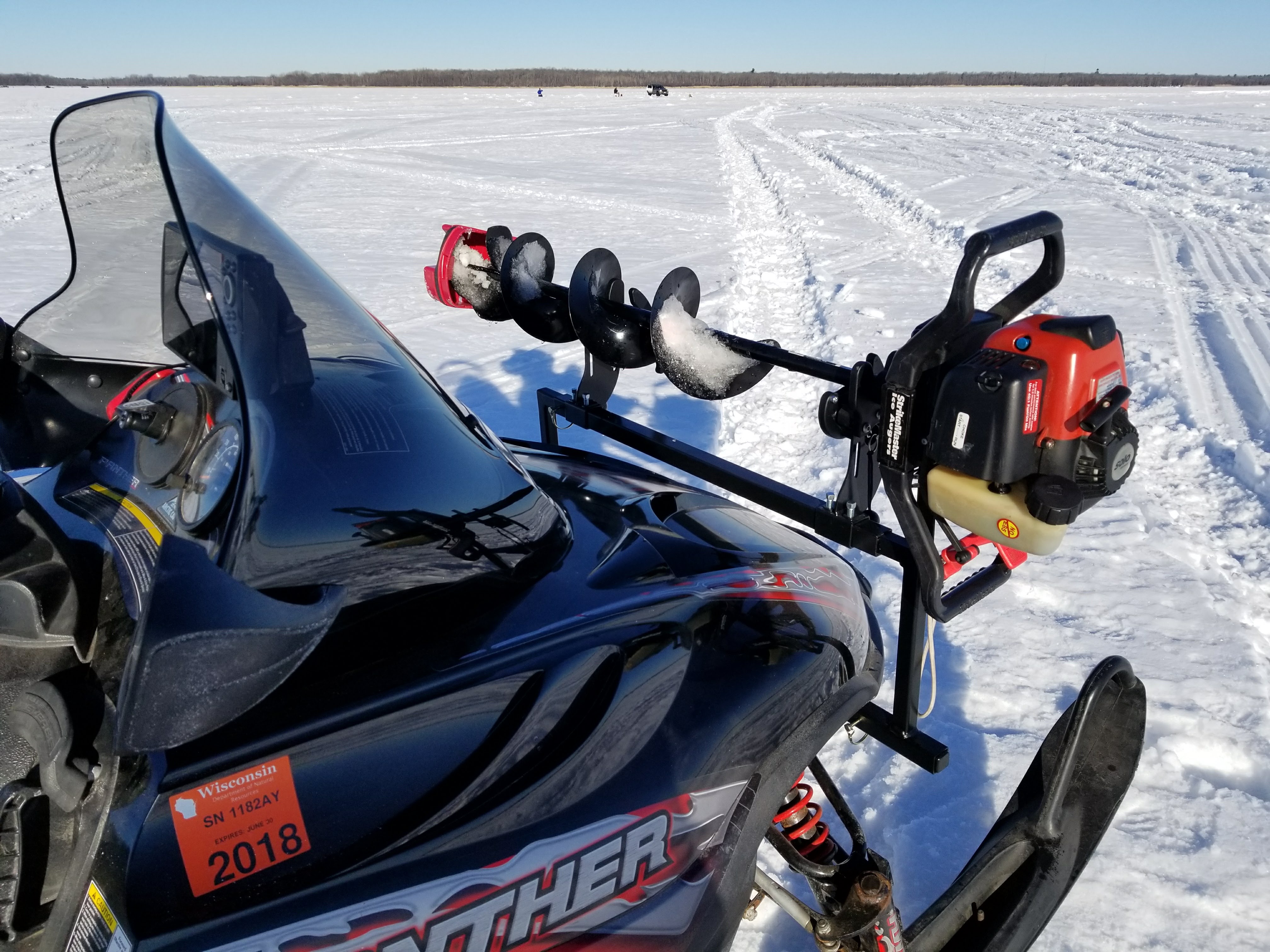 Snowmobile Ice Fishing Modification Forum In Depth Outdoors
