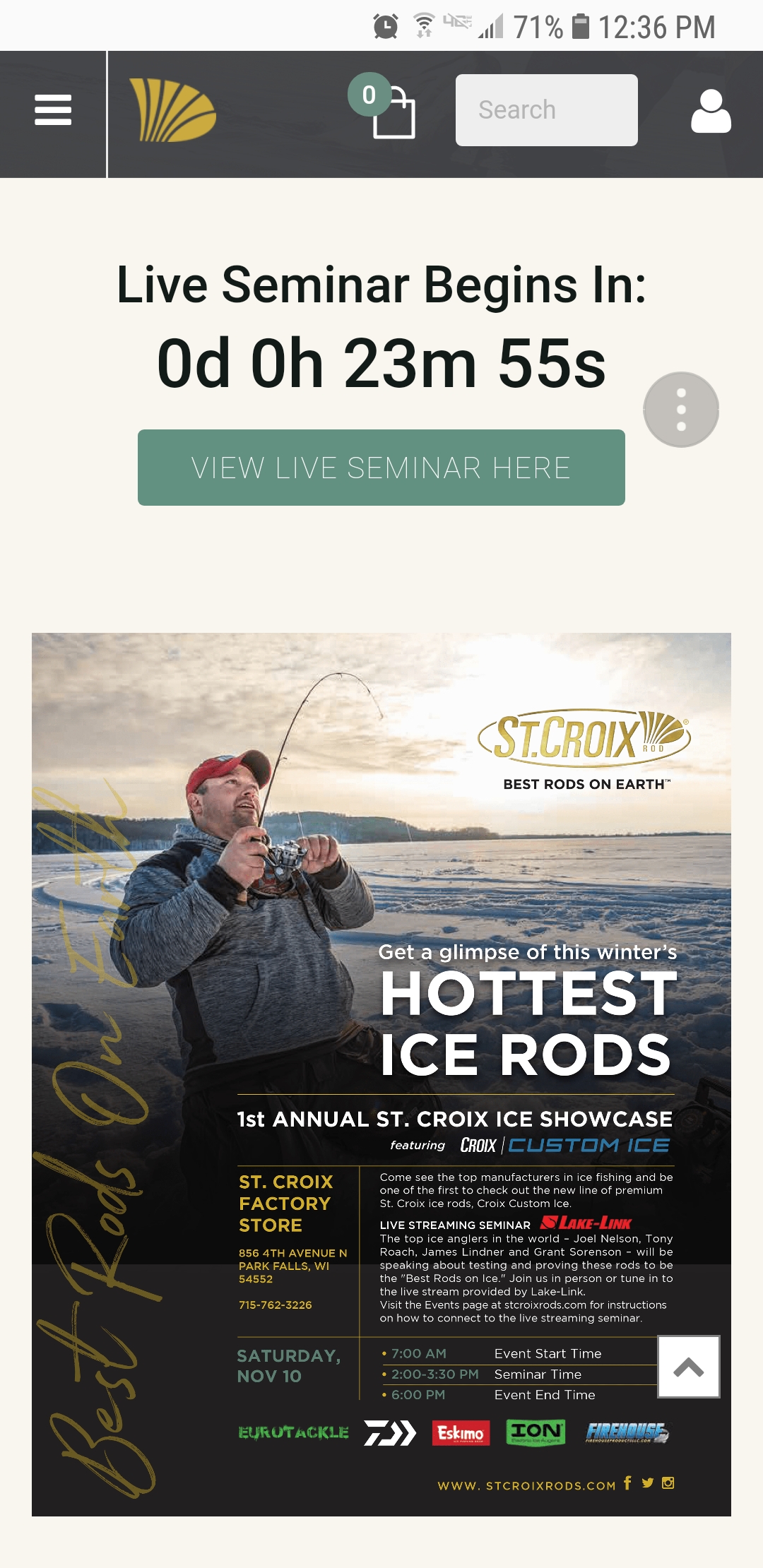 St. Croix Custom Ice Rods - Ice Fishing Forum - Ice Fishing Forum