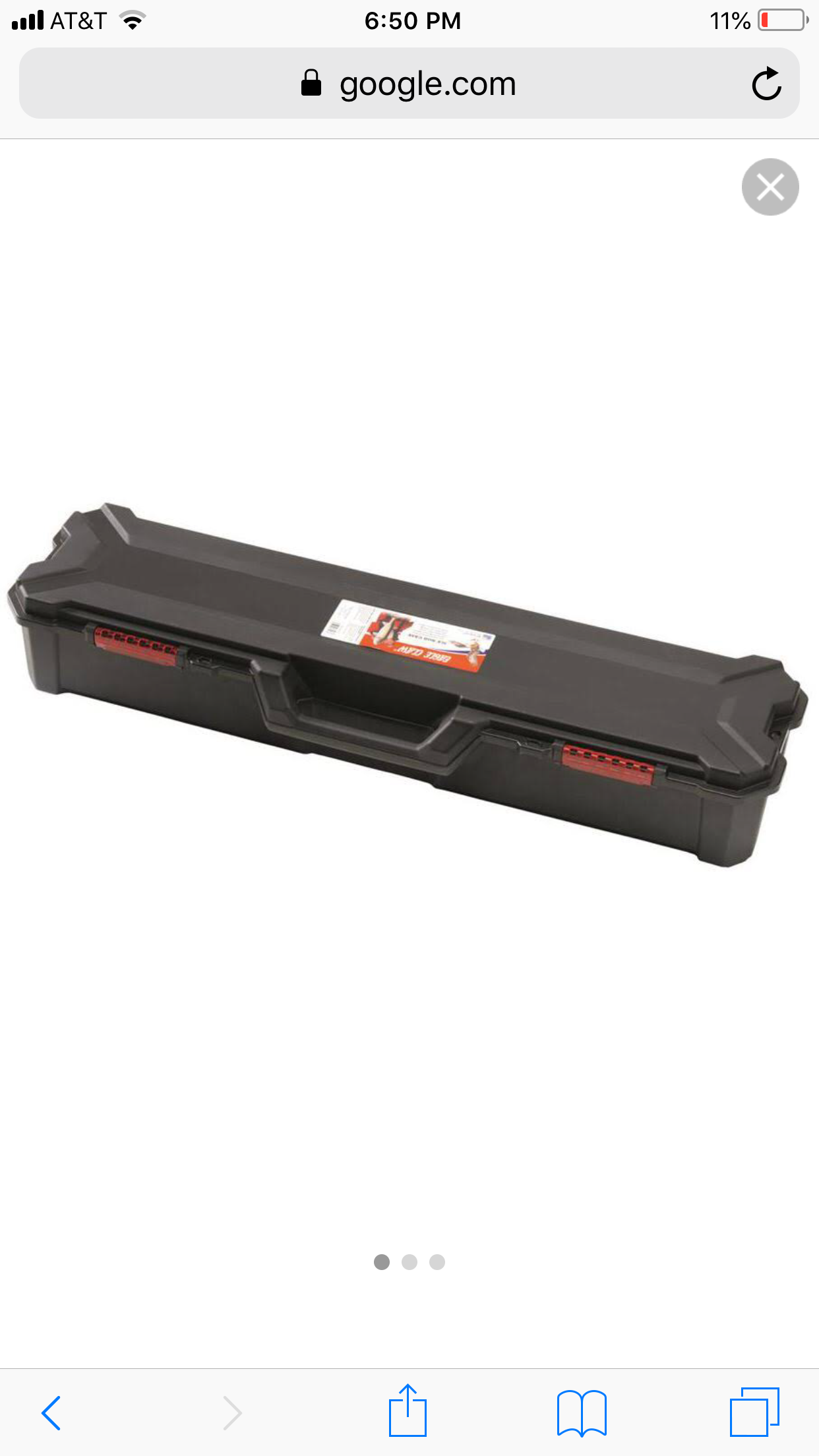 Eagle Claw Ice Fishing Rod Carrying Case