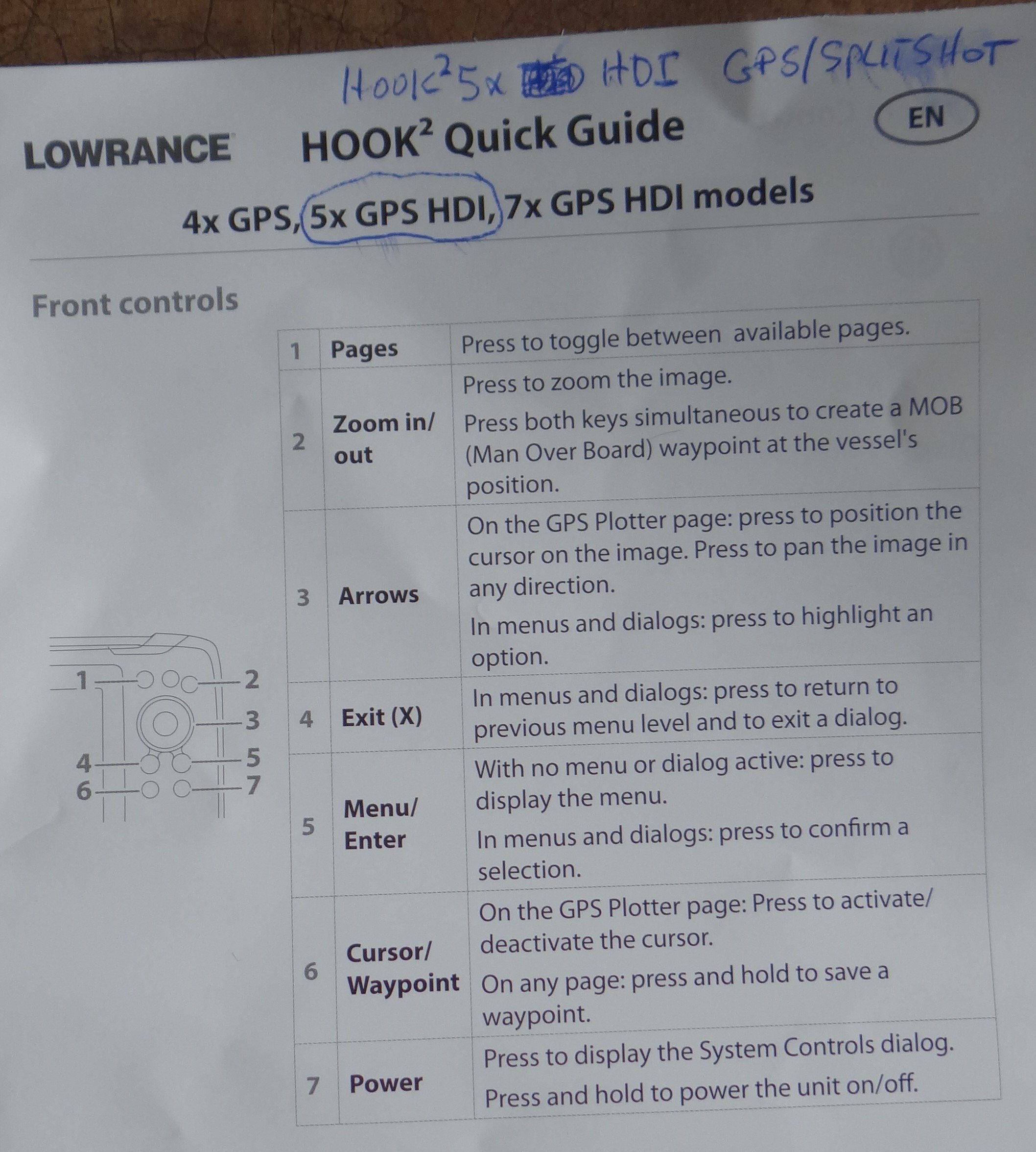 Need help with Lowrance Hook 2 , 5X GPS / Split Shot HDI Operating -  Lowrance Electronics - Lowrance Electronics