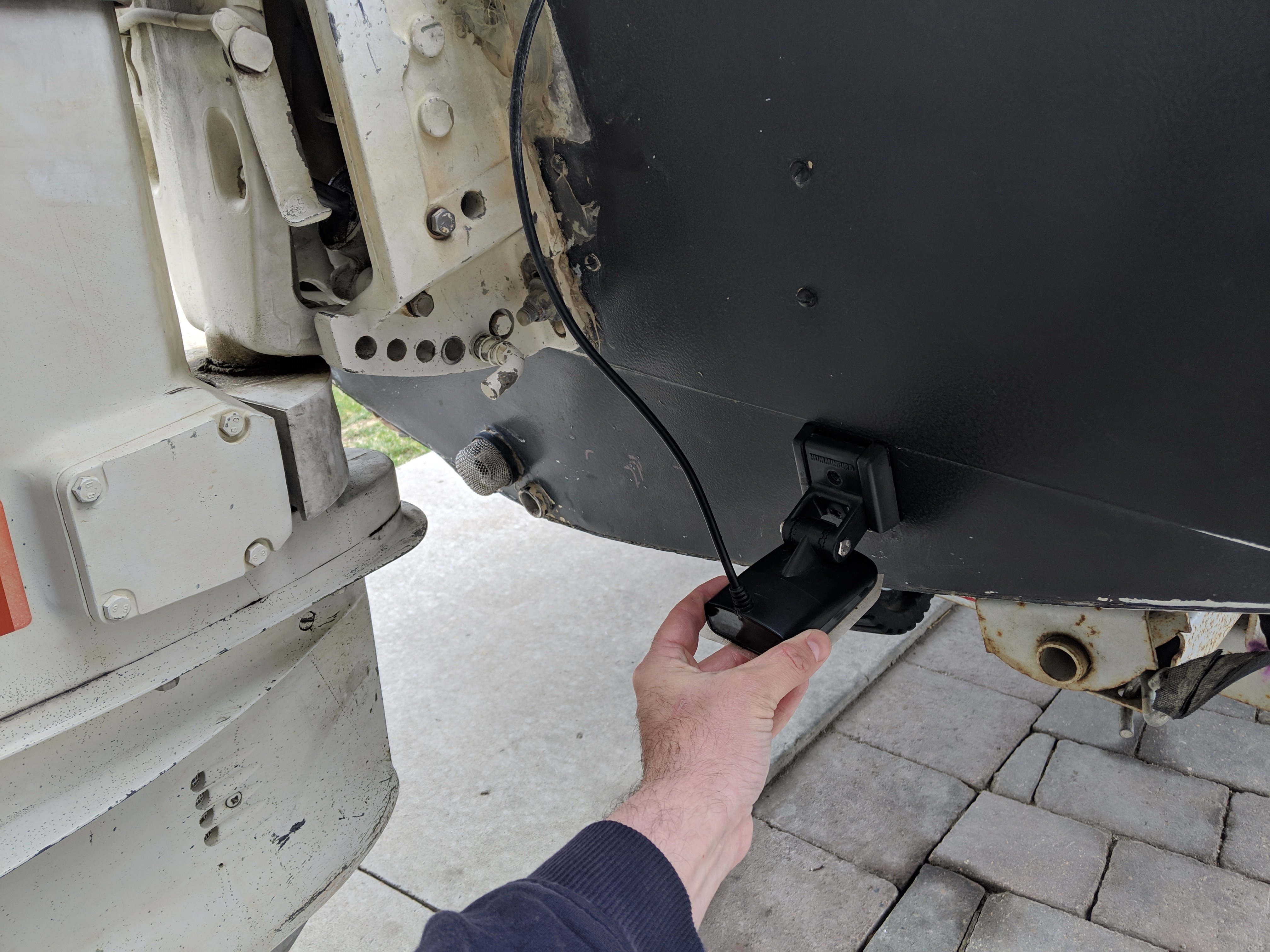 Installing Helix SI Transducer in Al Hull Humminbird Electronics