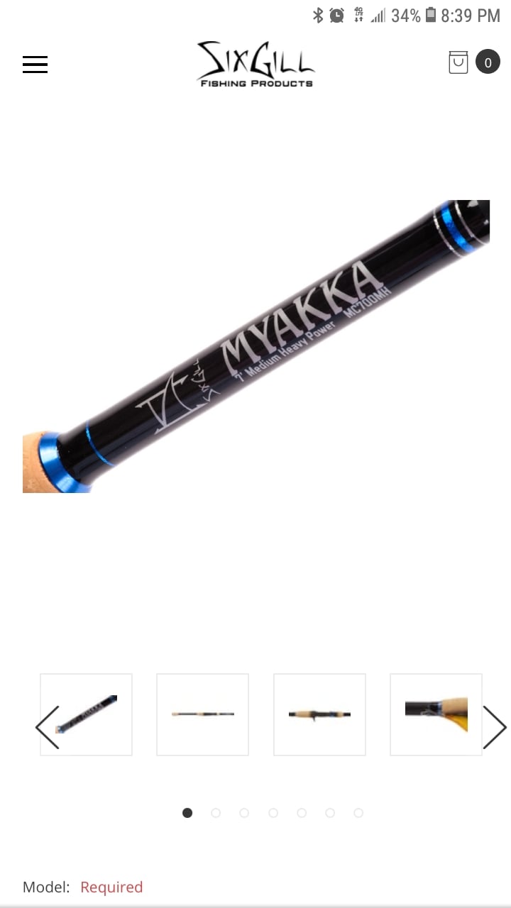 Sixgill myakka 7'3 mh casting rod, tags on it - Classified Ads