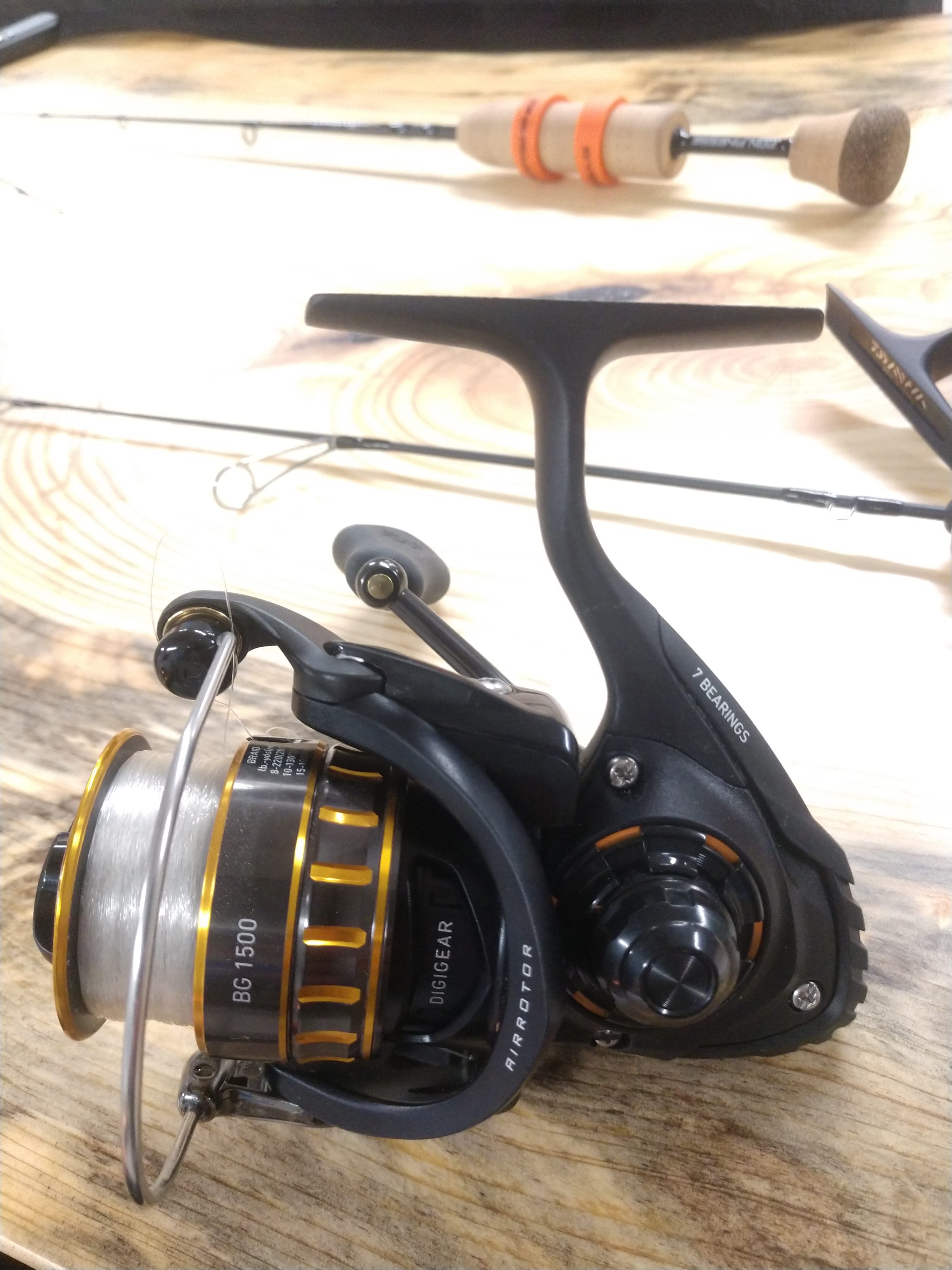 St Croix cci ice rods, daiwa bg spinning reels - Classified Ads