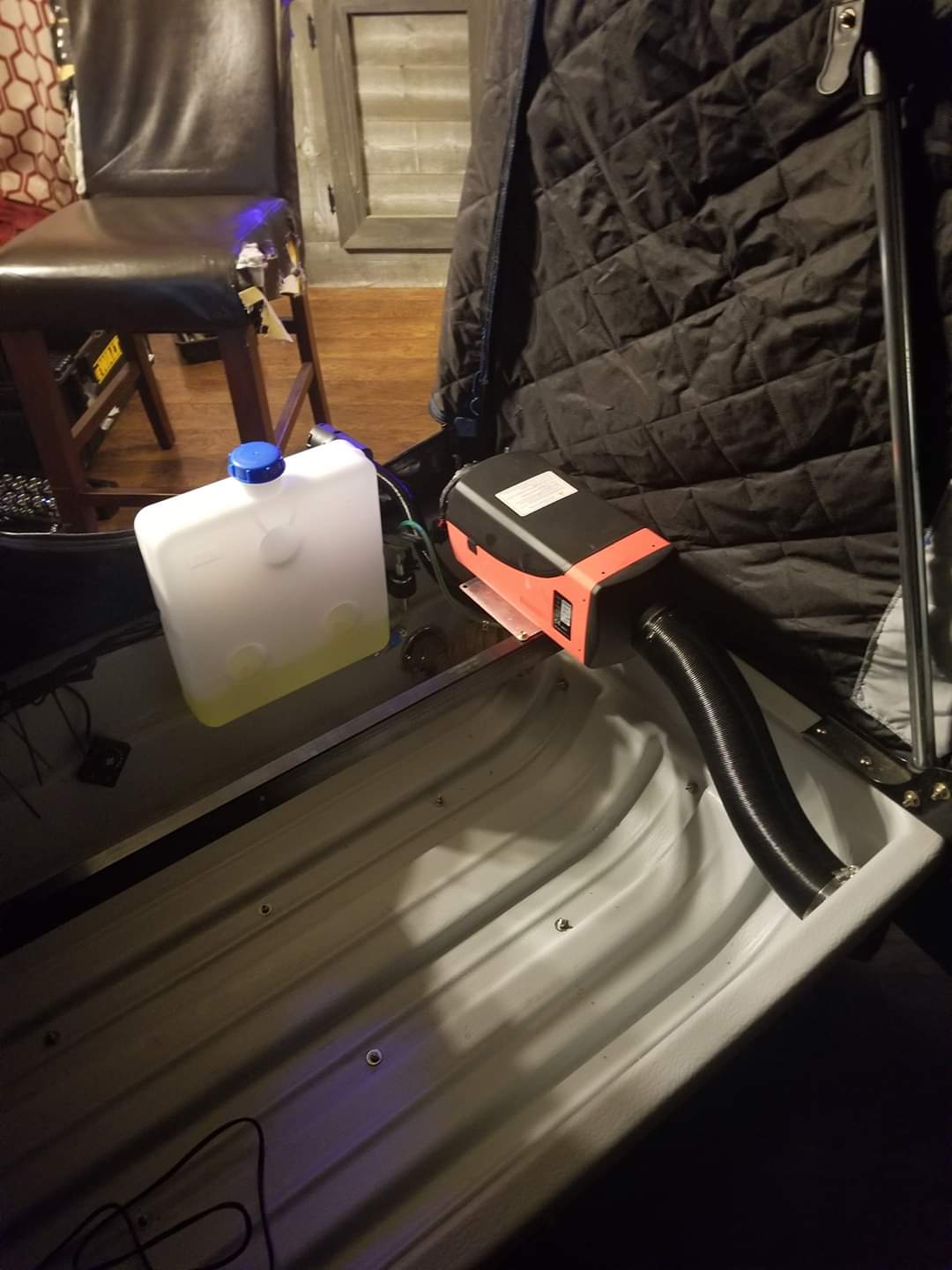 Does anyone use diesel heaters in their portables? - Ice Fishing Forum - Ice  Fishing Forum