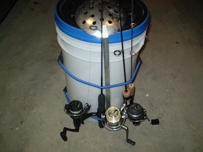 Bucket rod holder ideas - Ice Fishing Forum - Ice Fishing Forum