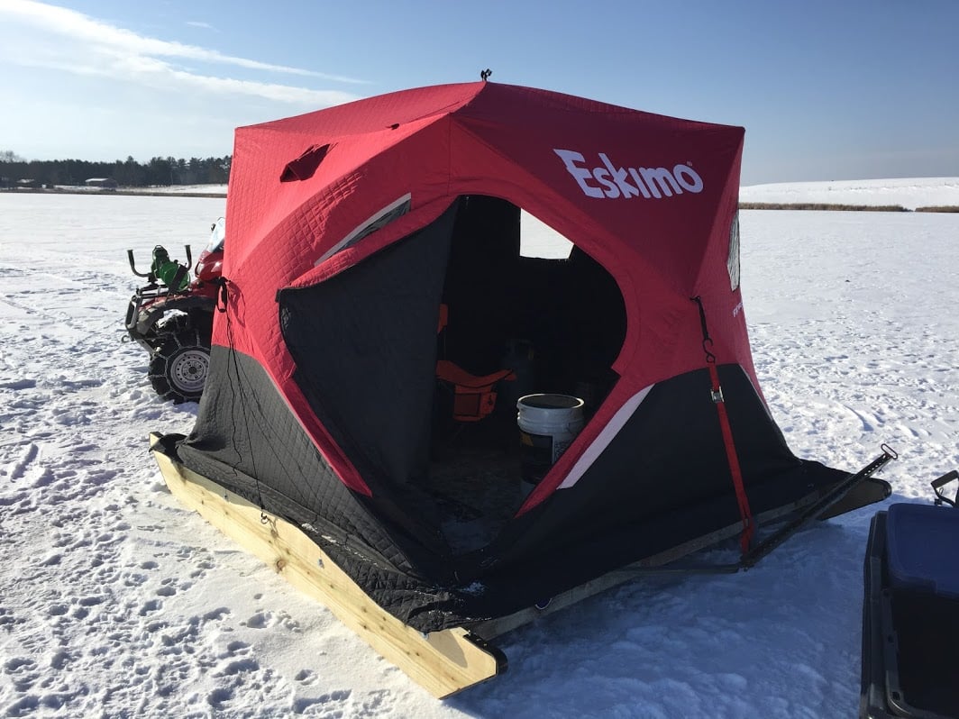 Any one build there own floor for hub house - Ice Fishing Forum