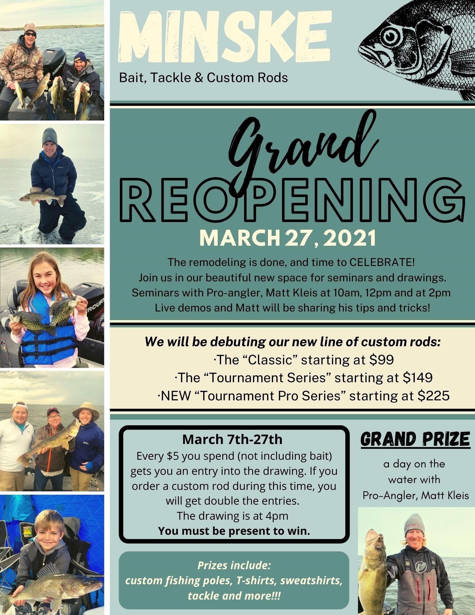 Minske Bait and Tackle Grand Re-Opening in Rochester - General