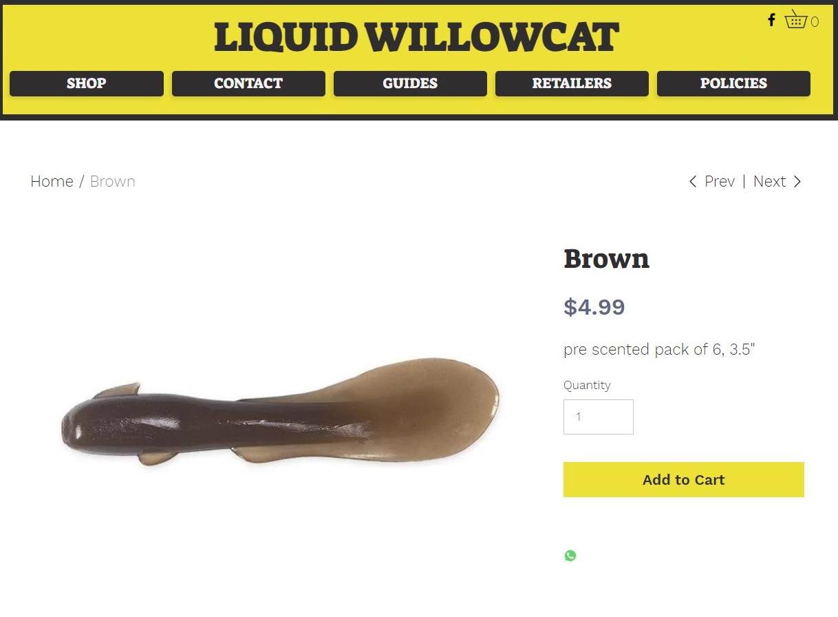 Liquid Willowcat Plastics - Walleye & Sauger - Walleye & Sauger