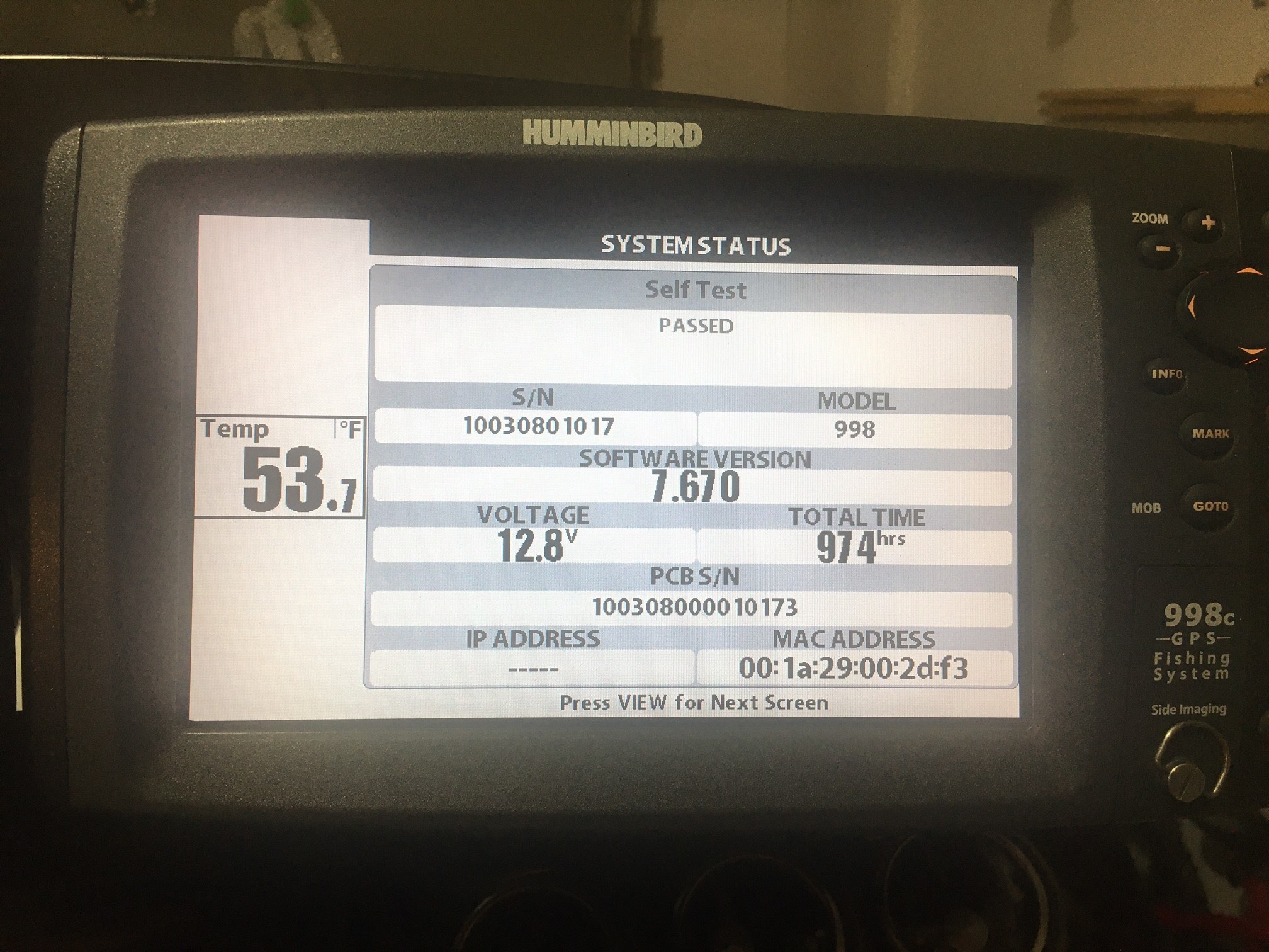 Humminbird 998c forum