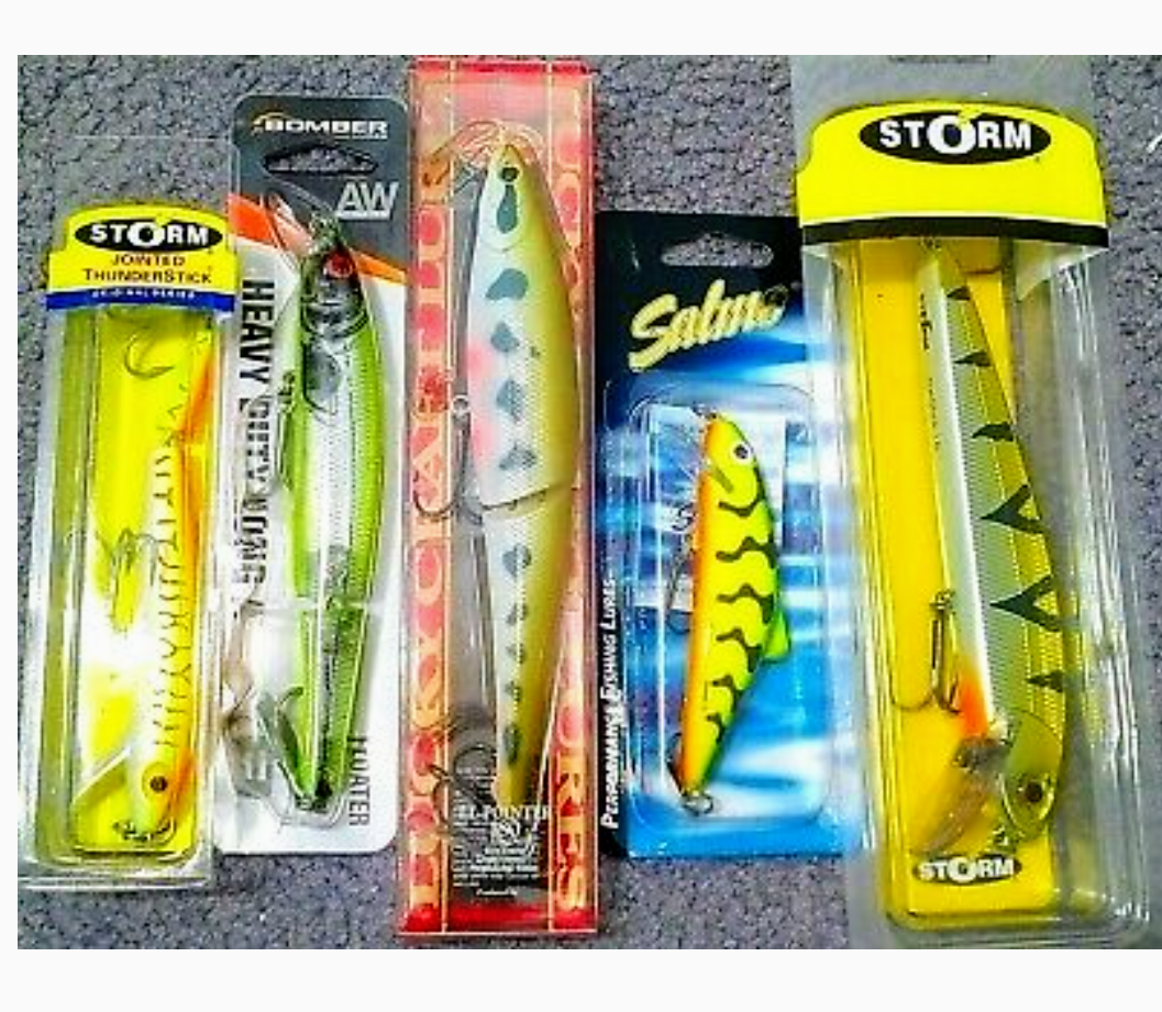Minnowbaits-Large sizes-Storm, Lucky Craft, Salmo, Bomber