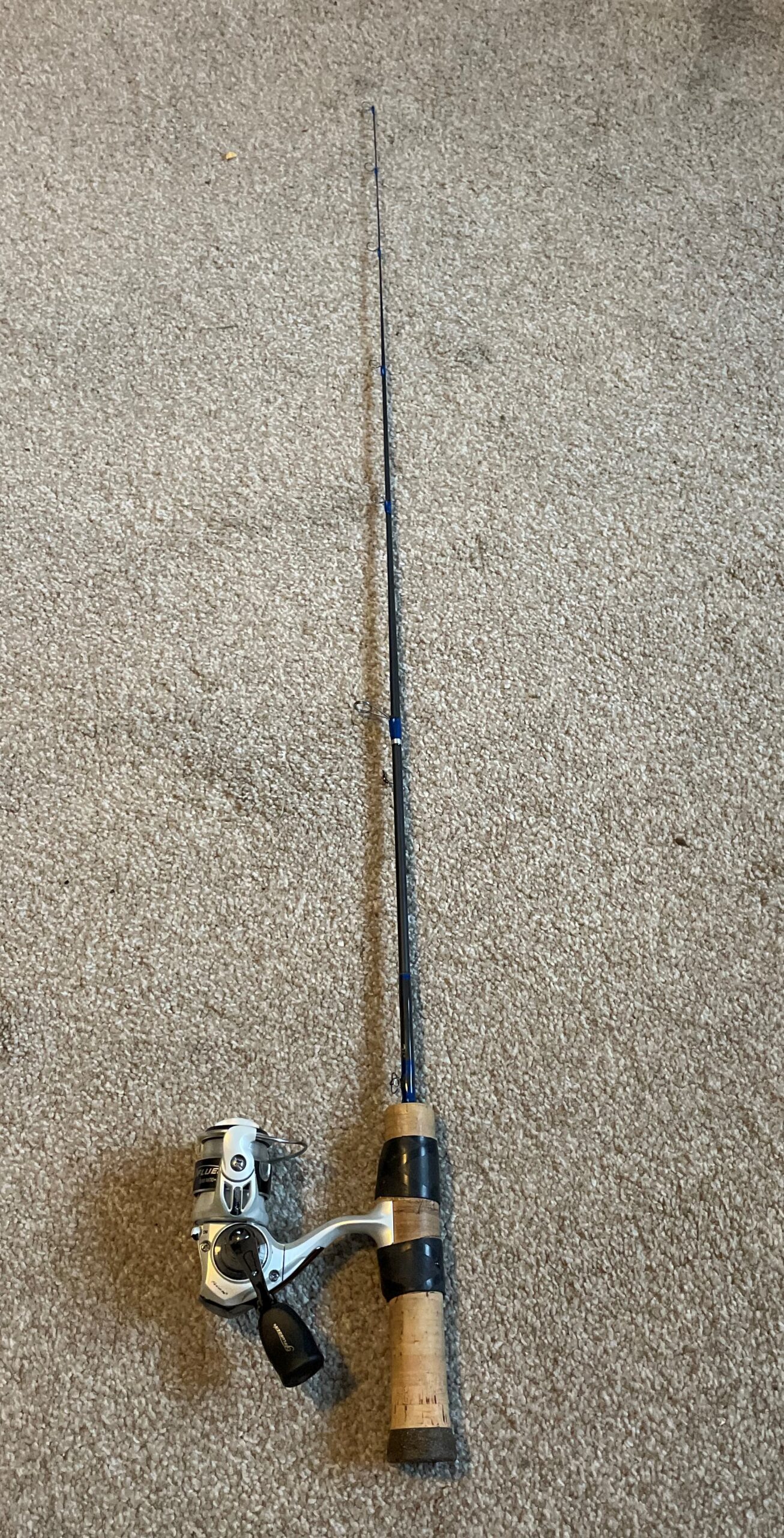 Tuned Up Custom Rods Quick Tip Ice Fishing Rod Combo – $125