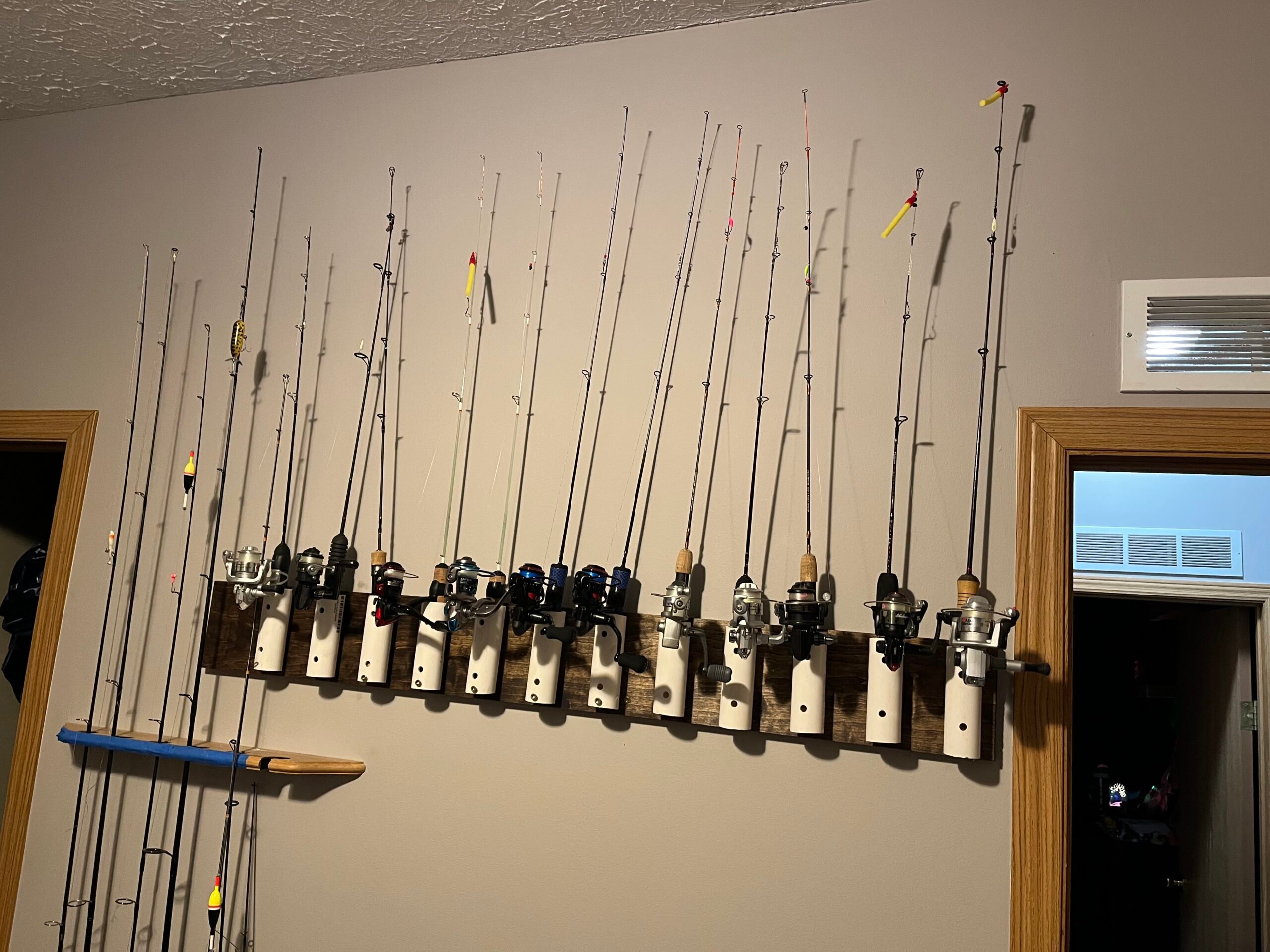 Off Season Ice Rod Storage - Ice Fishing Forum - Ice Fishing Forum