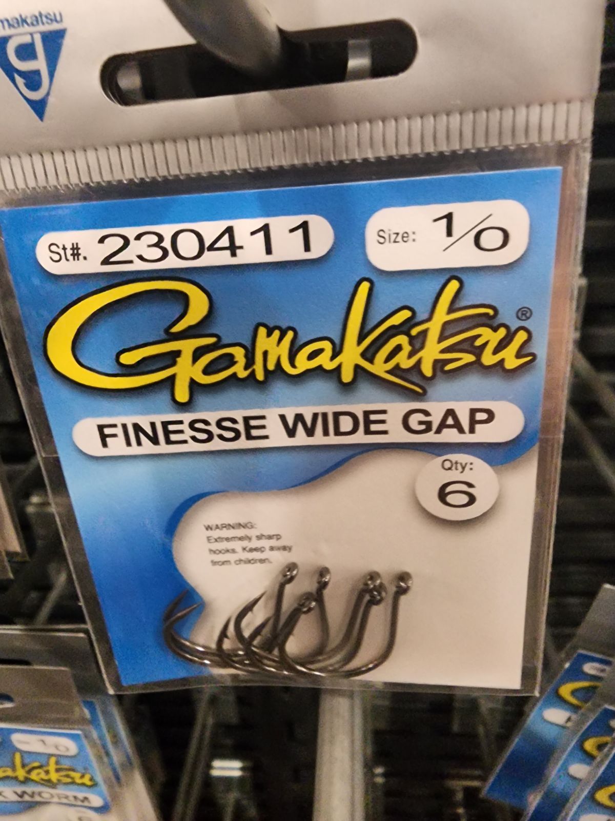 Gamakatsu Finesse Wide Gap Hooks