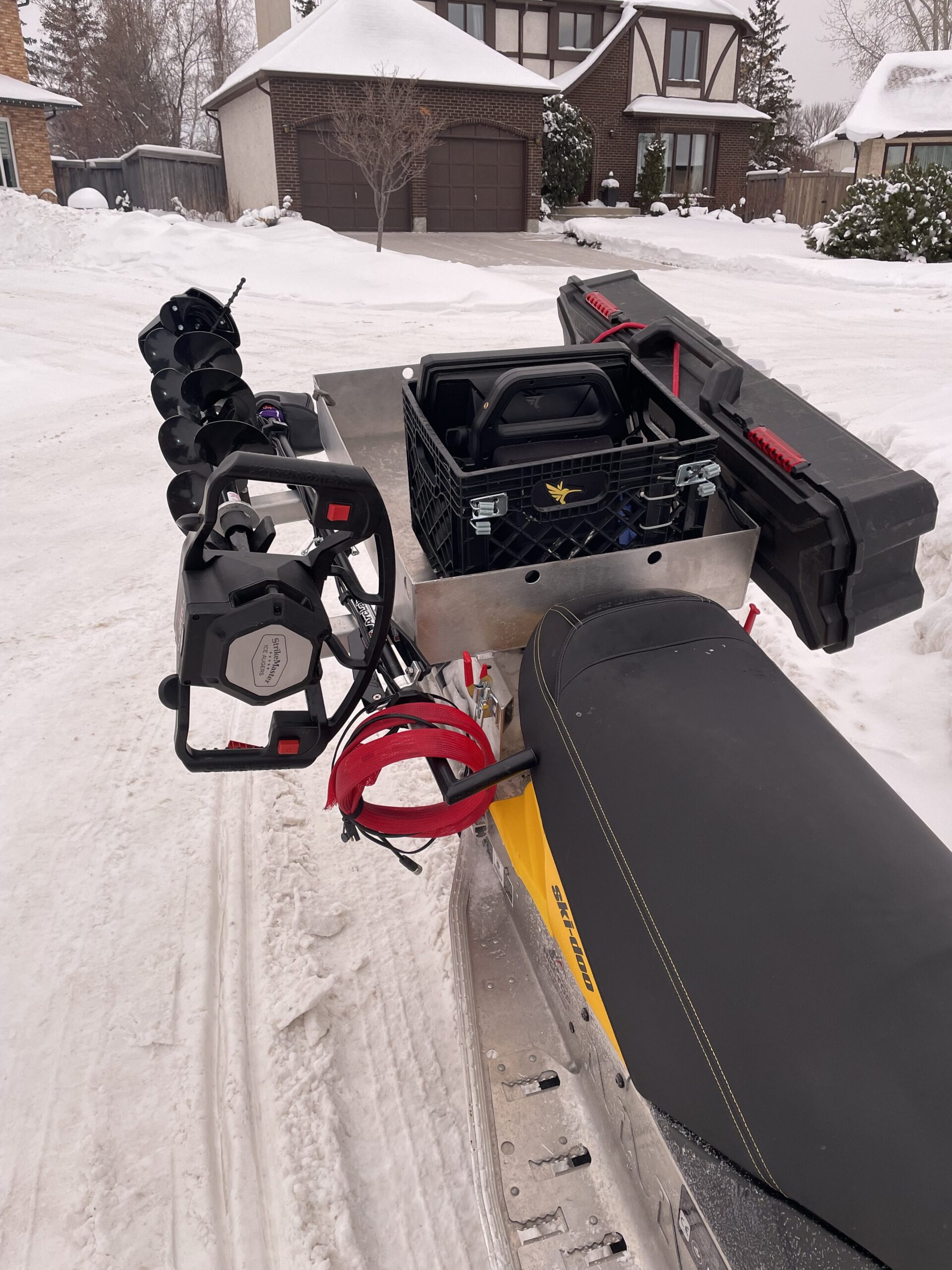 Snowmobile ice fishing set ups - Ice Fishing Forum - Ice Fishing