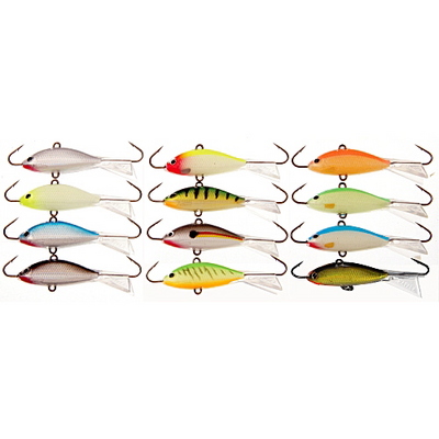 Rapala Jigging Shad Rap 3 Fishing Lure - Glow Firetiger