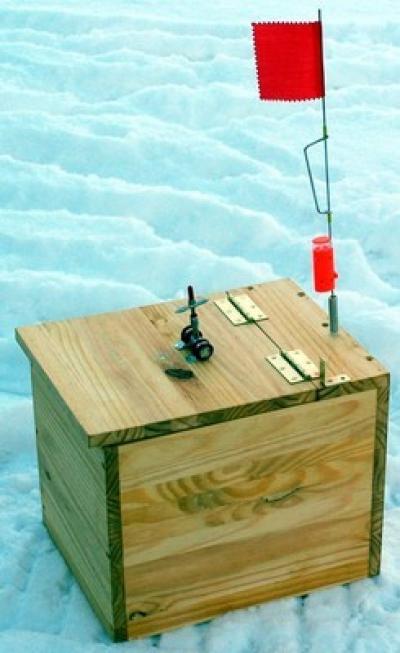 ice fishing boxes homemade