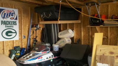 Ideas for storing your flip over in the garage? - Ice Fishing Forum - Ice  Fishing Forum