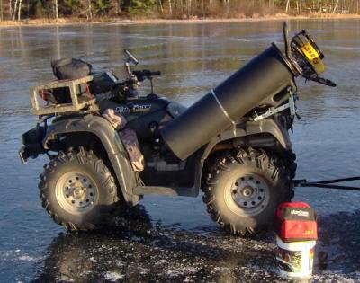 Auger Rack For Atv Ice Fishing Forum In Depth Outdoors