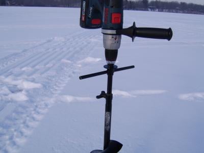 Drill Adapter For Ice Auger - Ice Fishing Forum - Ice Fishing