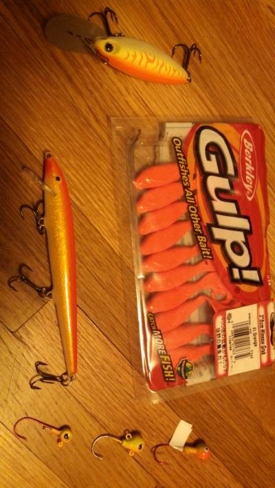 Berkley - Gulp! Minnow Grub 3 Fluorescent Orange