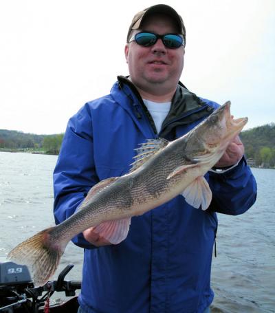 fishing wisconsin lake walleye spawn