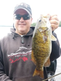 The Smallie came on a Scatter Rap Crank
