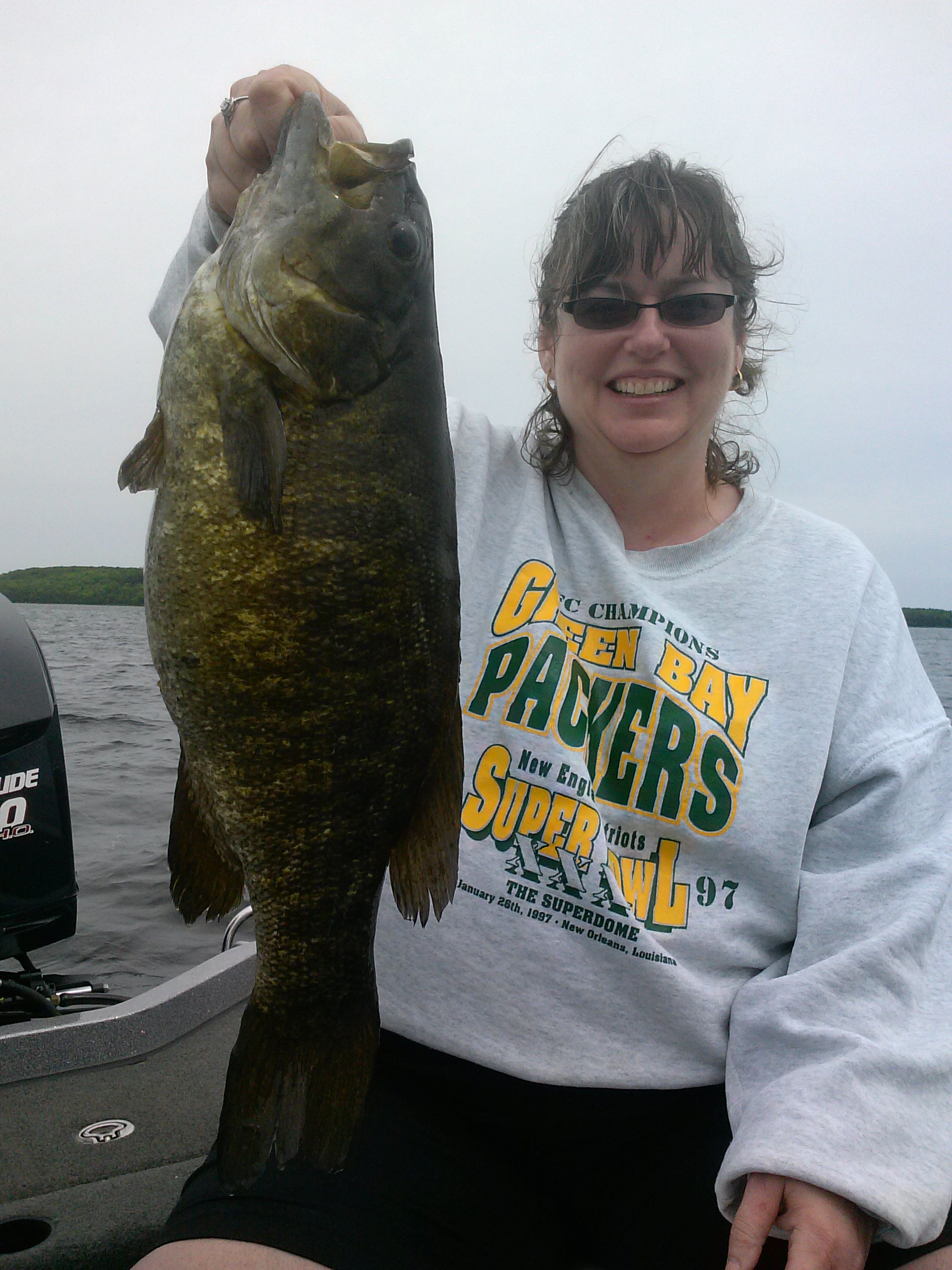 Got out for a little summer shore bass fishing! It's been all walleye