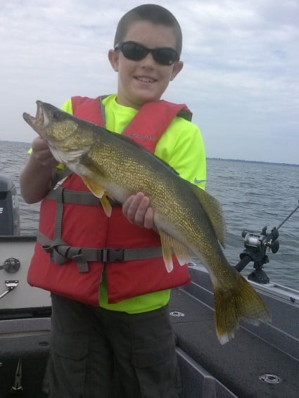 Jadins First Walleye