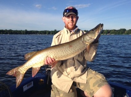 Here is Joe Richie with 1 of his 3 fish of the morning. Nice job Joe!