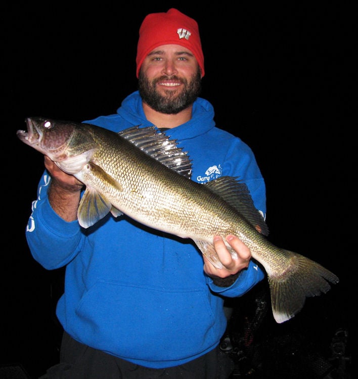 November Night Time Walleyes on Lake Wisconsin - Fishing ...