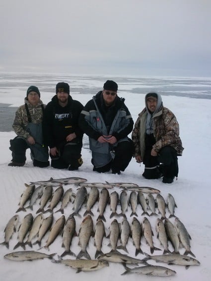 Door County Ice Fishing Green Bay