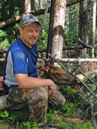 Jeff with his archery cow elk
