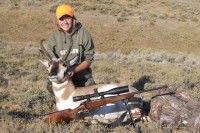 Olivia's first antelope